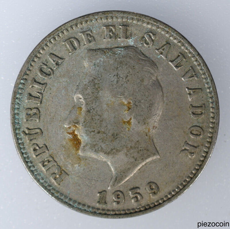 El Salvador 5 Centavos 1959 Inv#C638