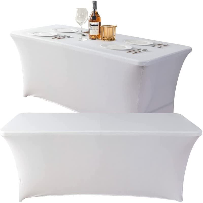 Spandex Stretch Table Cover Cloth for Table Universal Fitted Stretch Tablecloth