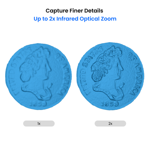 Revopoint MIRACO Plus 3D Scanner Photogrammetric Metrology Kit 0.02mm 20Fps Scan