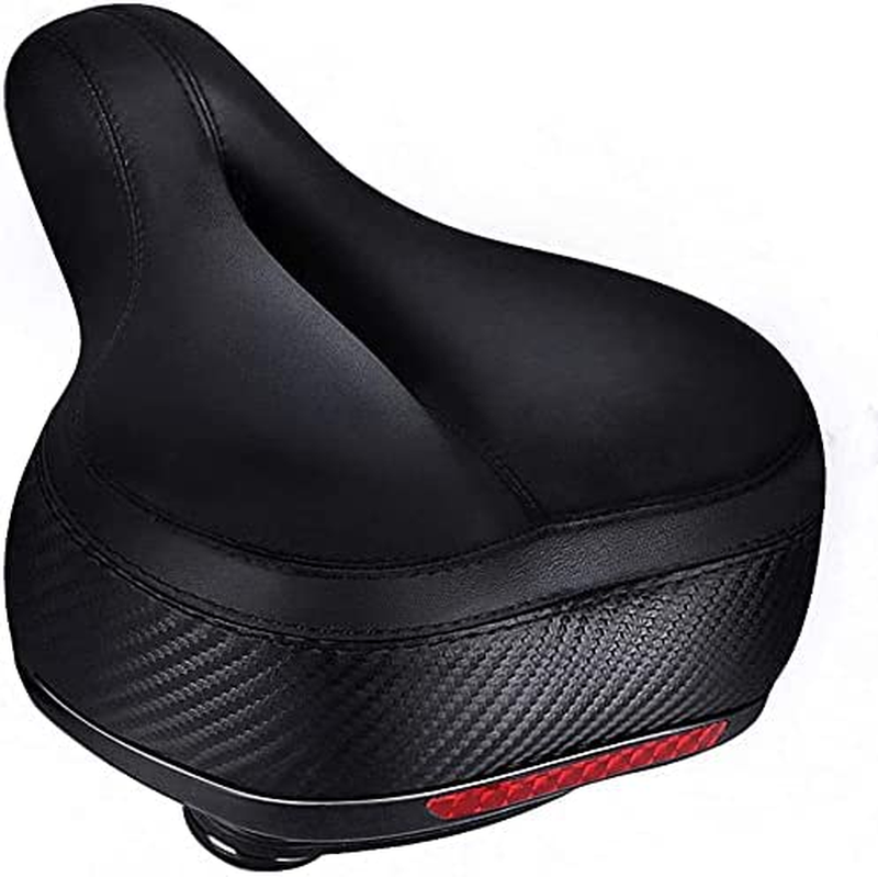 Seat, Bike Seat Replacement With Dual Shock Absorbing Ball