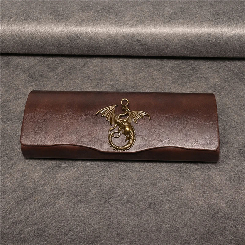 Glasses Case DIY Leather Hard anti Press Sunglasses Box Cases 