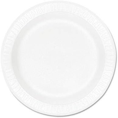  White Dart  Concorde  Non-Laminated Foam Dinnerware Case of 500 DCC9PWCR