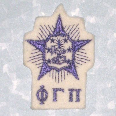 Phi Gamma Pi Patch - ΦΓΠ Sorority - vintage - 2'' x 3''
