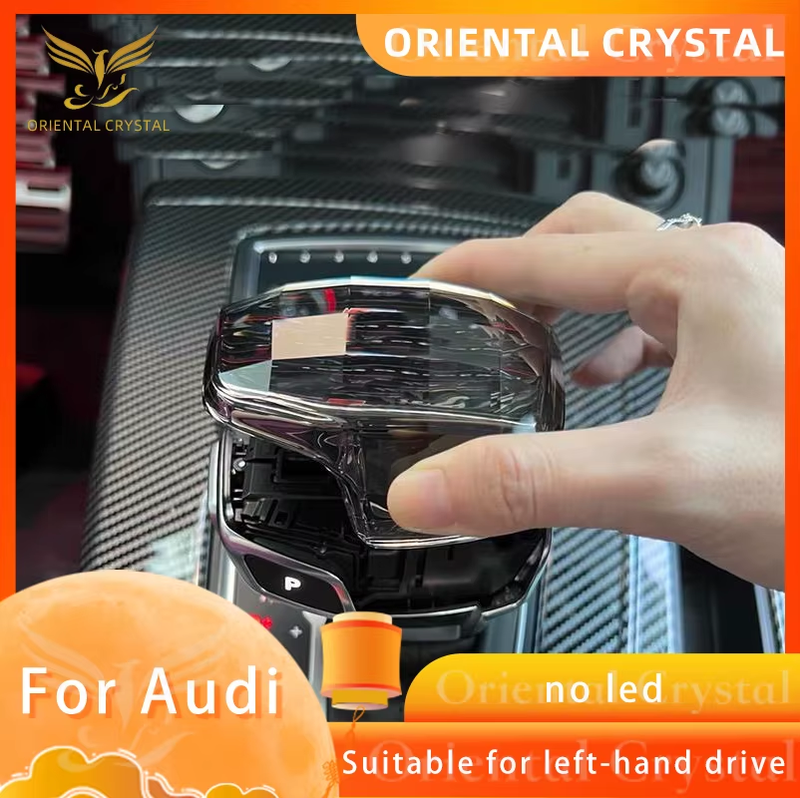 Left-Hand Drive Crystal Shift Knob Suitable For Audi A/A5/A6/Q7/RS6/RS7 Manual C