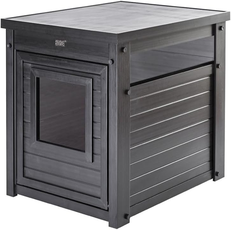 Ecoflex Habitat N’ Home Litter Loo, Espresso, Standard