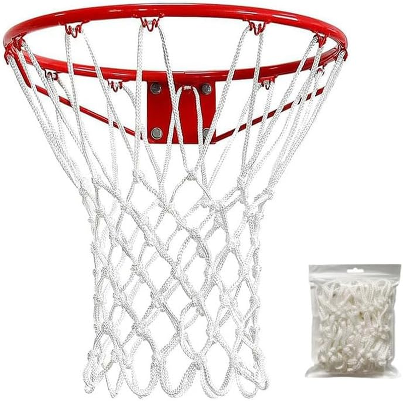 Heavy Duty Basketball Net Outdoor – 7.16 Oz 12-Loop All-Weather Anti-Whip Replac