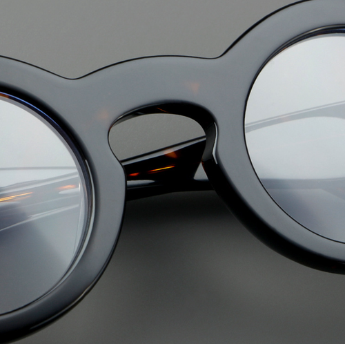 Acetate Round Retro Eyeglasses Men Women Clear Lens Fashion Glasses Frames New