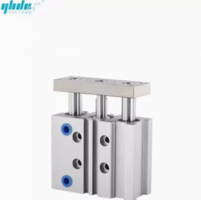 New 1pc WGU02-12-50-0  Guide rod three-axis cylinder