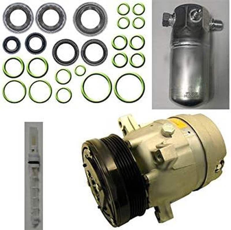 A/C Compressor Kit V7-6-Groove for 1998-2003 Chevy S10 2.2L 4-Cylinder