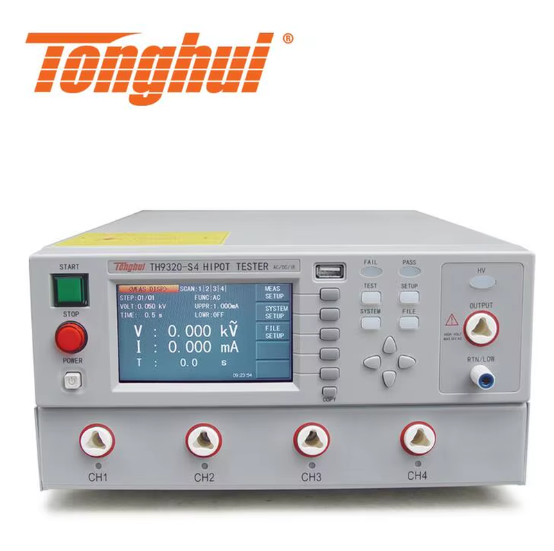 TONGHUI TH9320-S4 intelligent Hipot Tester with 4 channels scan interface AC DC