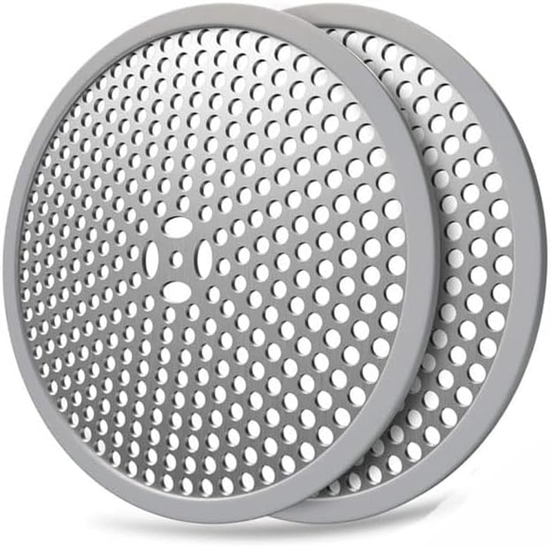 2Pcs Drain Hair Catcher Hair Stopper,Round Shower Drain Cover,4.72