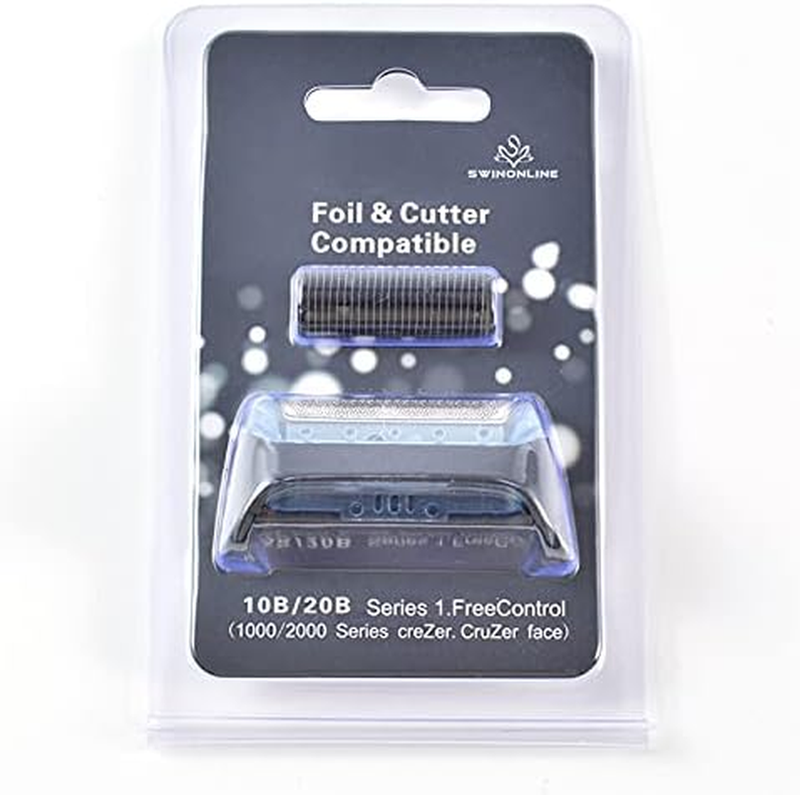 Shaver Foil and Cutter Fits Braun Cruzer 10B 20B Replacement 1000 Series Cruzer