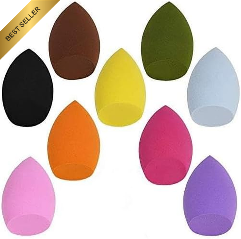 Beauty Makeup Sponges, 9Pcs Foundation Blending Blender Beauty Sponge, Makeup Bl
