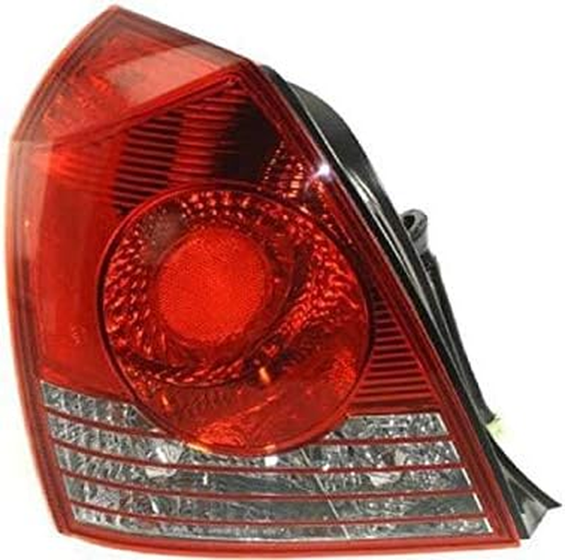Left Driver Side Tail Light Assembly Compatible with 2004-2006 Hyundai Elantra