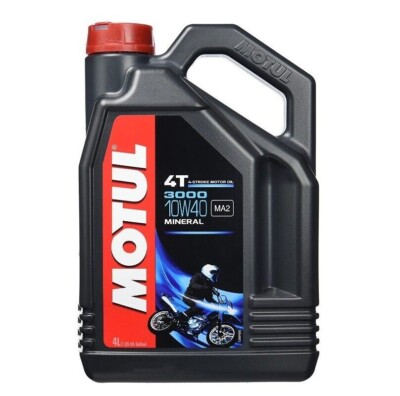 Motul 3000 10w40 Motorcycle Engine Oil GALLON Honda Yamaha Suzuki Kawasaki KTM