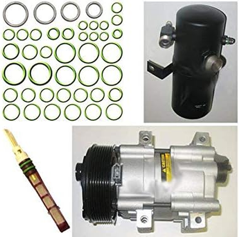A/C Compressor Kit for 1994-1997 Ford F-350 7.3L V8 Diesel | FS10 8-Groove