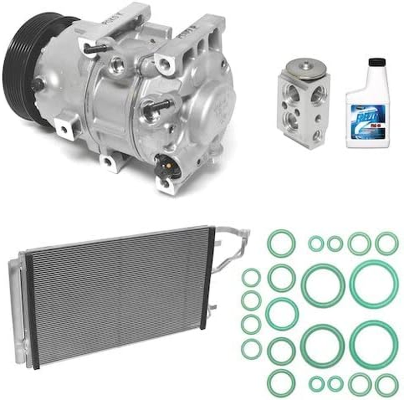 A/C Compressor Kit with Condenser for 2012-2014 Hyundai Sonata 4-Cylinder