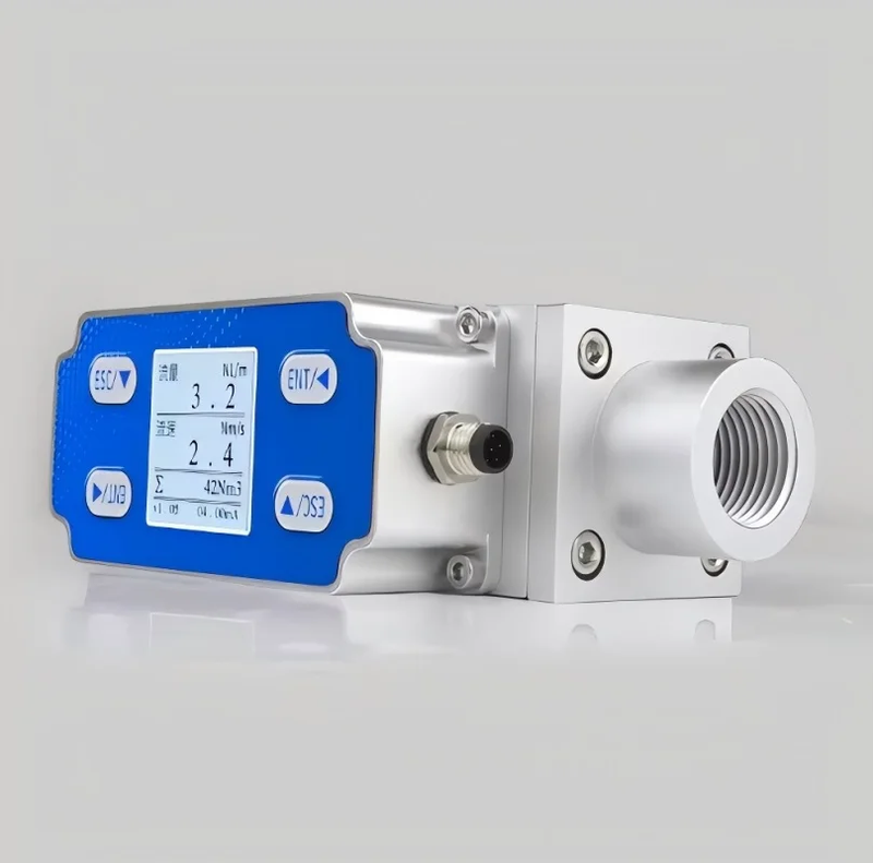 High Precision Small Flow Micro Gas Flowmeter Thermal Mass Flow Meter for Gas Ma