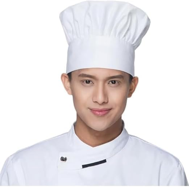 Chef Hat Kitchen Cooking Food Service Caps for Adult Bakers