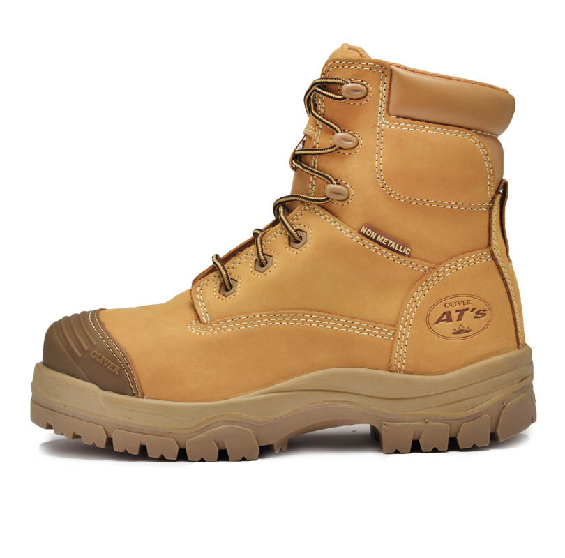 Oliver Work Boots, 45632z, Zip, Lace-Up, Non-Metal