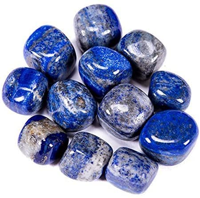 1/2lb Bulk Large Natural Lapis Lazuli Tumbled Polished Stones Polished Crystals