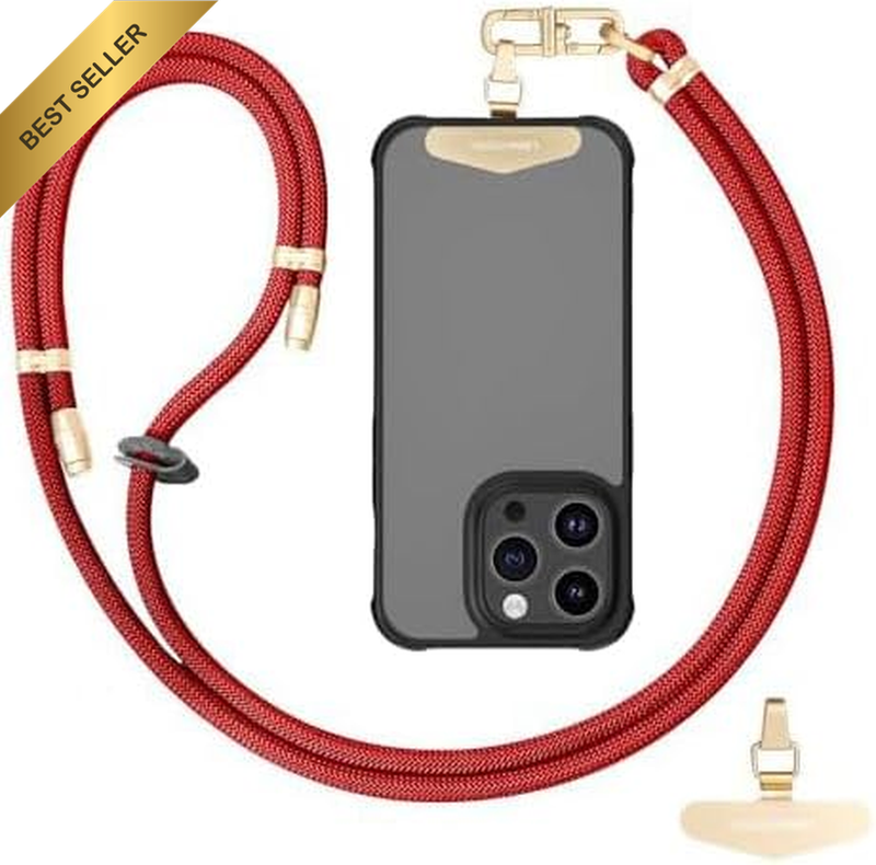 Universal Phone Lanyard Crossbody Adjustable Neck Strap Metal Buckle