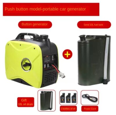 Silent Automatic Start and Stop Gasoline Generator 24V Automotive Truck