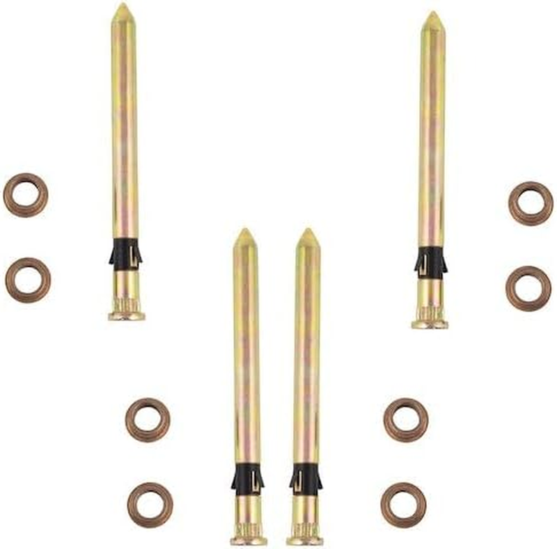 12 Piece Door Hinge Pin and Bushing Kit Compatible with 1982-1993 Chevy S10