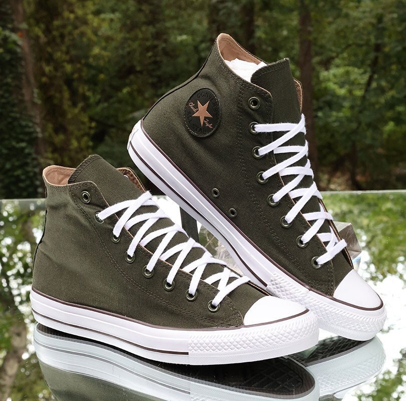 Converse Chuck Taylor All Star ダークグリーン Converse Chuck Taylor All Star Hi Utility Green Men's Sizes