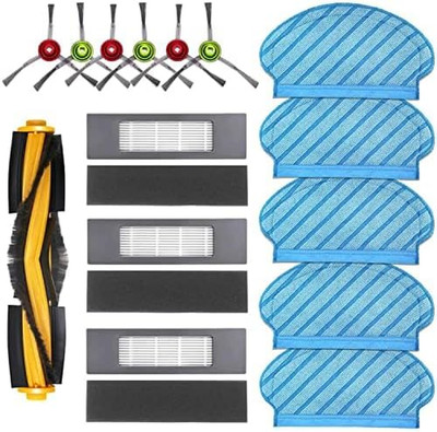 Main Brush Filter Mop Cloth Set for Ecovacs Deebot Ozmo 920 950 T5 N5 N8 T5 Max,