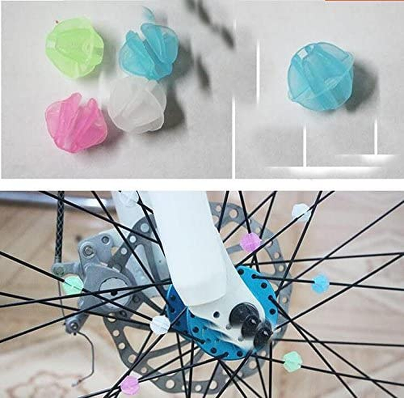 GSHLLO Multicolour Kids Bicycle Spoke Beads Decorations Wheel Beads Bike Accesso