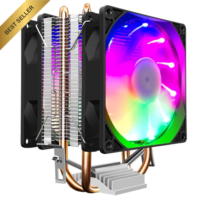 CPU Cooler Cooling Fan 3PIN Ventilador Silent for Case Fan Multicolor Adjustable