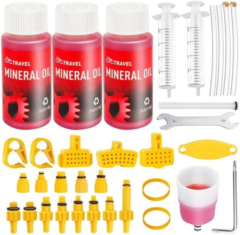 Brake Bleed Kit for Shimano, TEKTRO, TRP Hydraulic Disc Brakes, Mountain Brake B