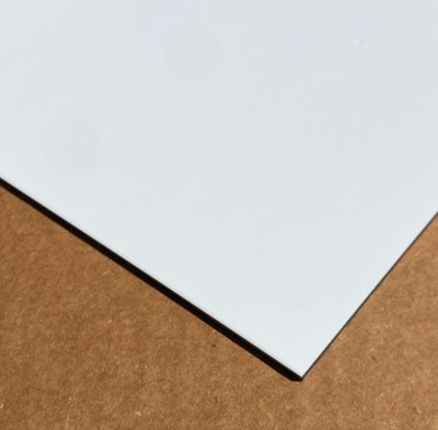 49'' x 96'' Gloss White Trailer Aluminum Composite Panels (.080'') ACP