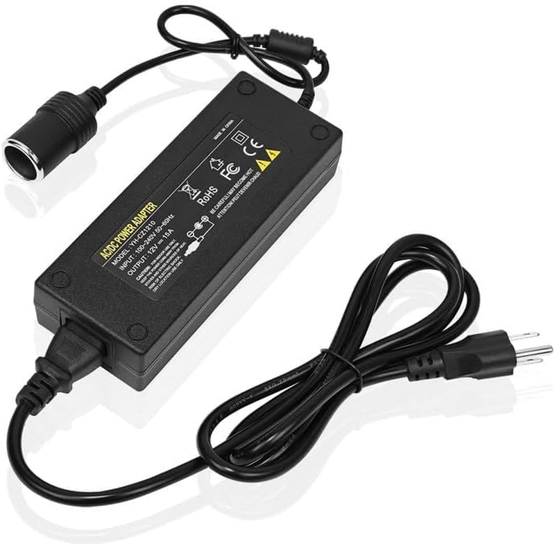 AC to DC Converter, 12V 15A Power Supply Adapter Transformer, AC 100V~240V 180W
