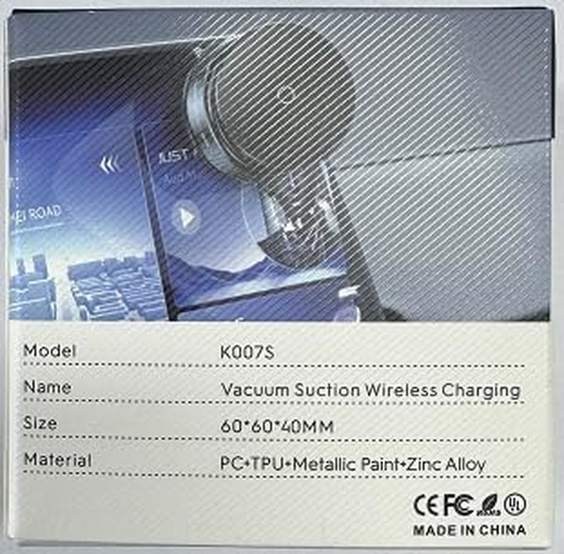 15W Fast Charger Car Phone Holder Mount, Wireless Magnetic Holder with Strong Va