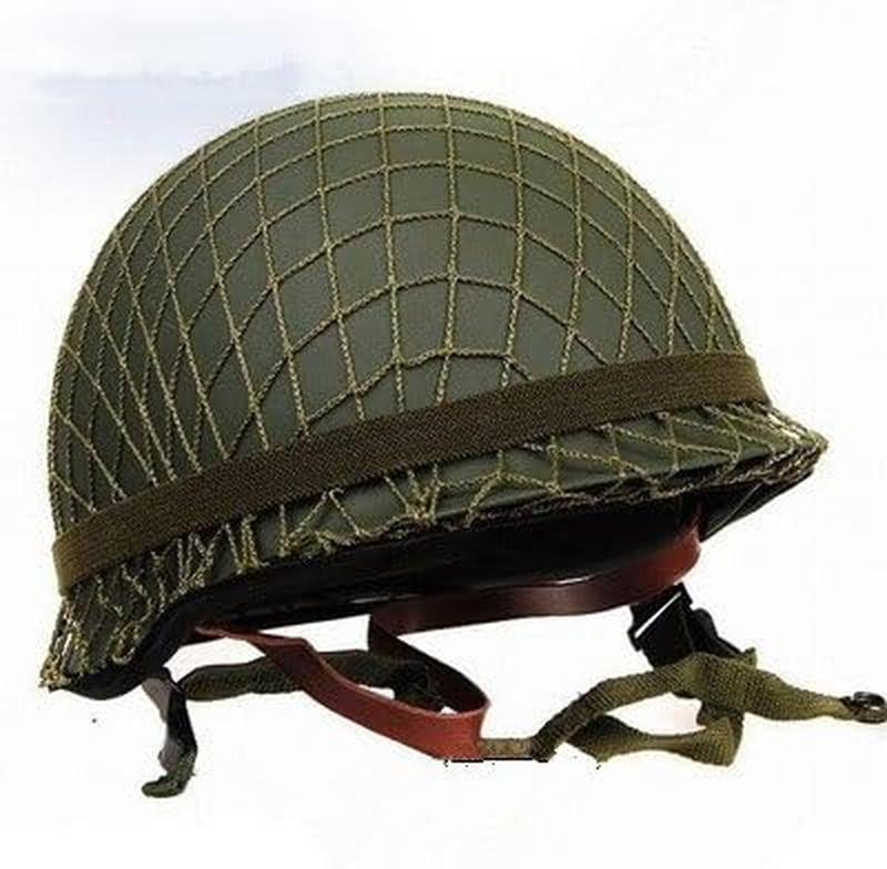 GPP® Perfect WWII US Army M1 Green Helmet Replica with Net/Canvas Chin Strap DIY
