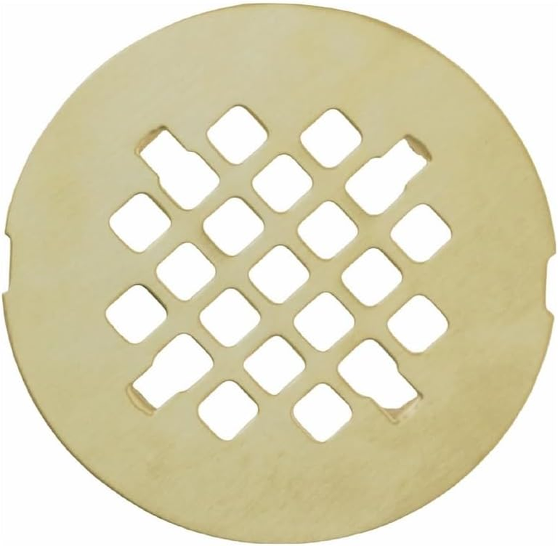 Gold Brushed Snap-In Shower Drain Cover Replacement, Stainless Steel 4-1/4