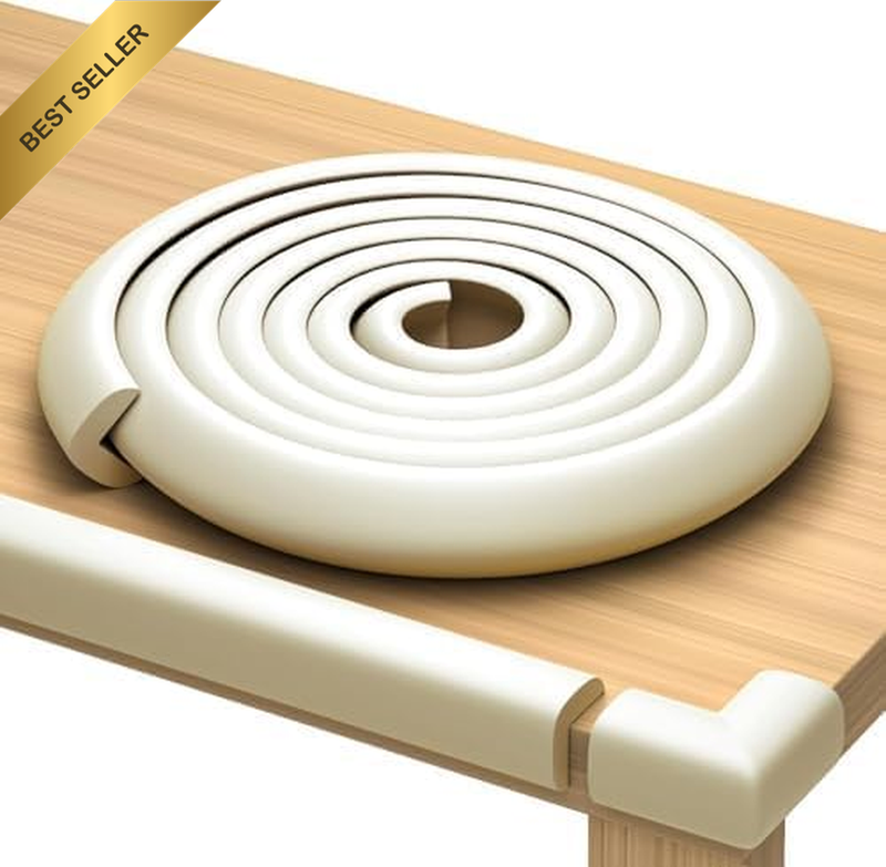 Furniture Edge and Corner Guards,16.2Ft Protective Foam Cushion, 4 Adhesive Chil
