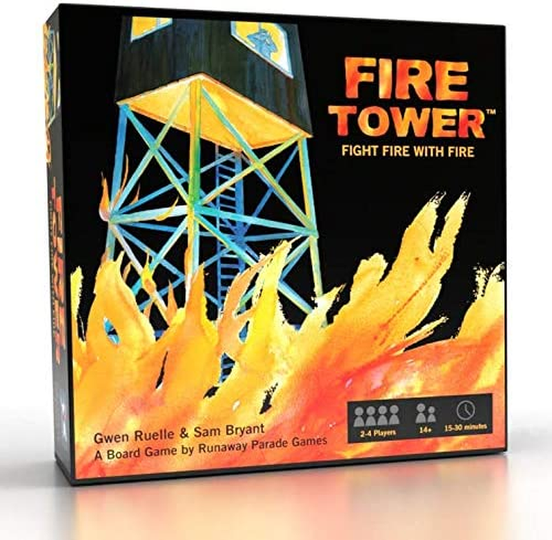 Fire Tower Board Game Fight Fire with Fire Award-Winning Fast Paced Competitive