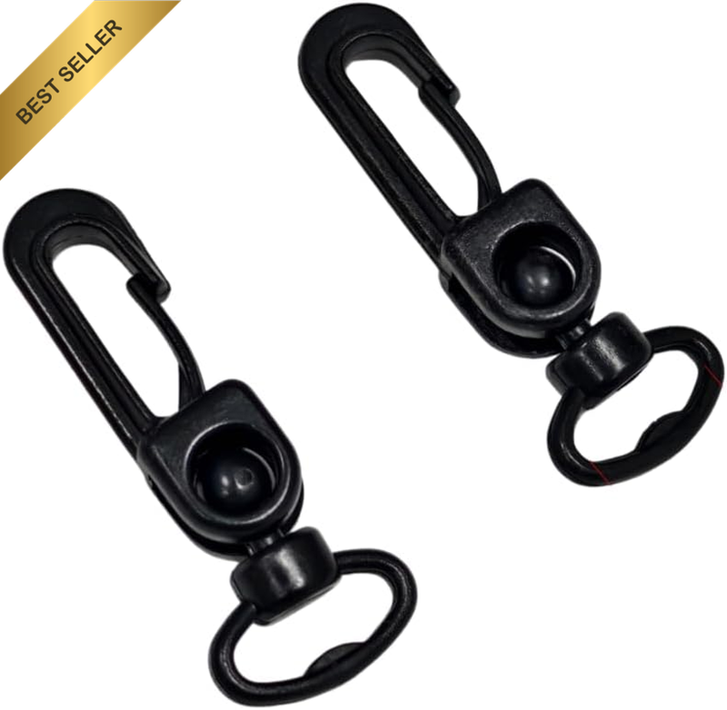 25PCS Plastic Snap Hooks Swivel Snaphook Push Gate Clip Rotary Snaphook Rotate C