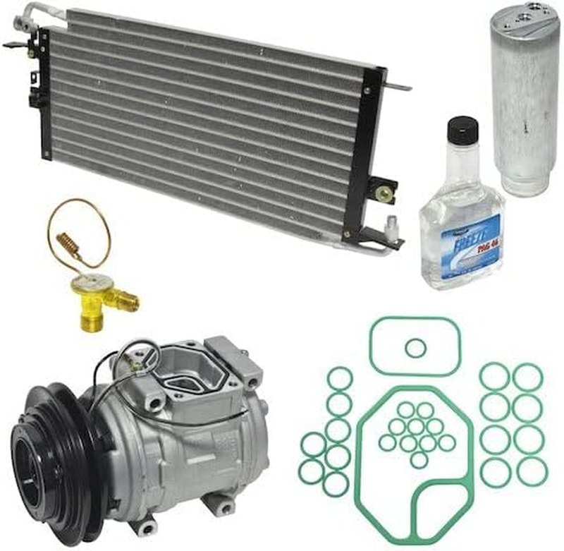 A/C Compressor Kit with Condenser for 1989-1993 Toyota Pickup 2.4L 4-Cylinder