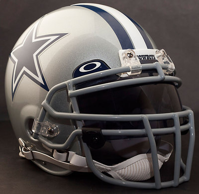 DALLAS COWBOYS Schutt ROPO-DW Football Helmet Facemask/Faceguard (GRAY)
