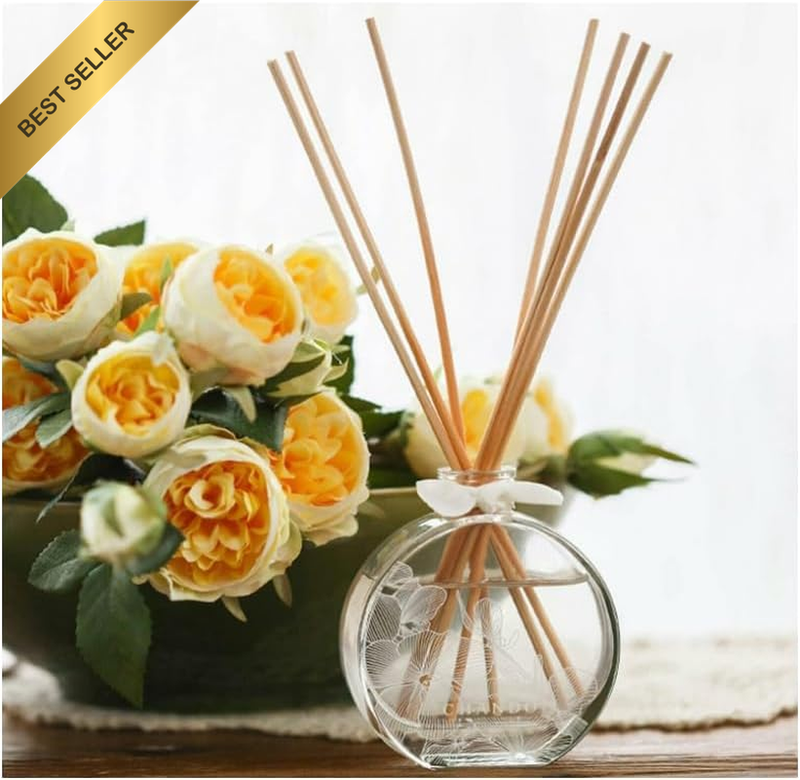 Natural Rattan Reed Sticks for Diffusers - 3Mm X 200Mm, 100 Pcs，Scent Dispersion