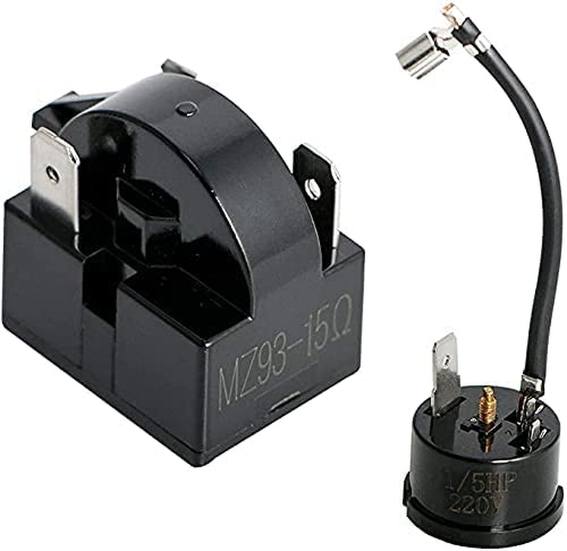 Thermal Overload Protector Start Relay 1/5HP for Portable Freezer Refrigerator