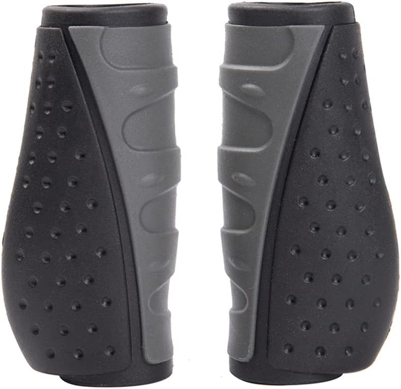 Bike Handlebar Grips Short, Bicycle Handle Grips Ergonomic Antislip Shift Replac