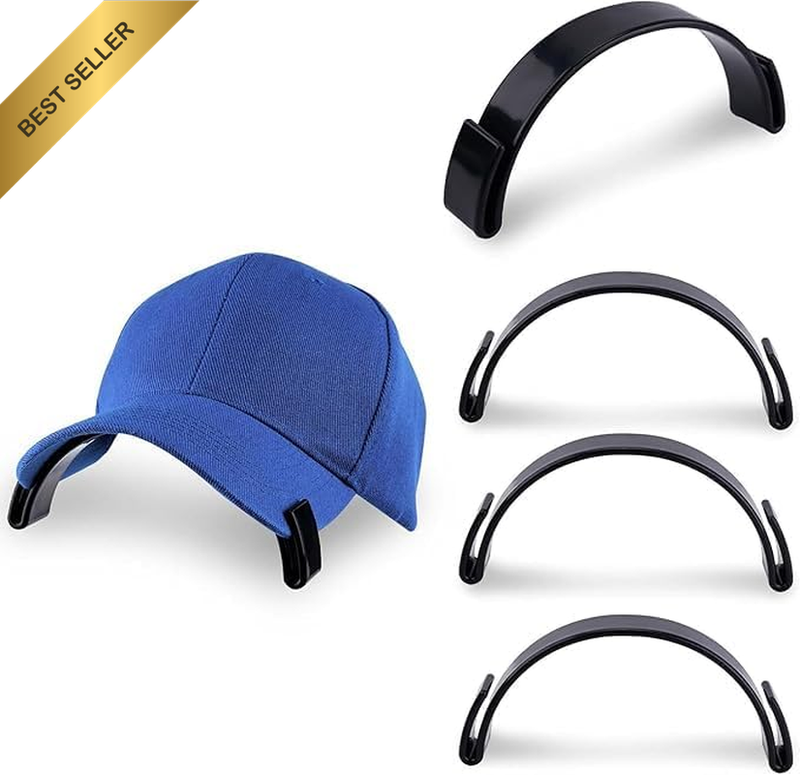 4Pcs Hat Curve Bender, Hat Shape Keeper Hats Curve Tool for Baseball Caps Hats C