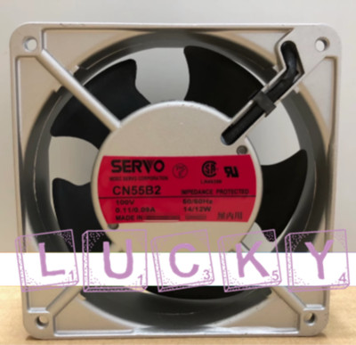 1PC NEW FOR SERVO CN55B2 100V 0.11/0.09A 14/12W 12CM Cooling Fan replacement