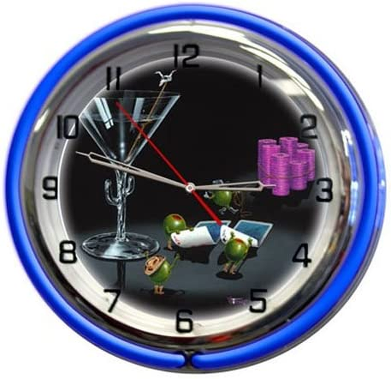 Michael Godard Fine Art Pocket Rockets Clock - 18 In.