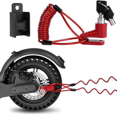 Ainiv Disc Brake Lock, E Scooter Lock Anti-Theft, Cable Bike Lock Waterproof 5FT
